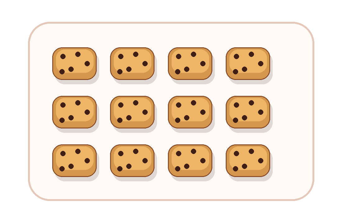12 cookie pucks